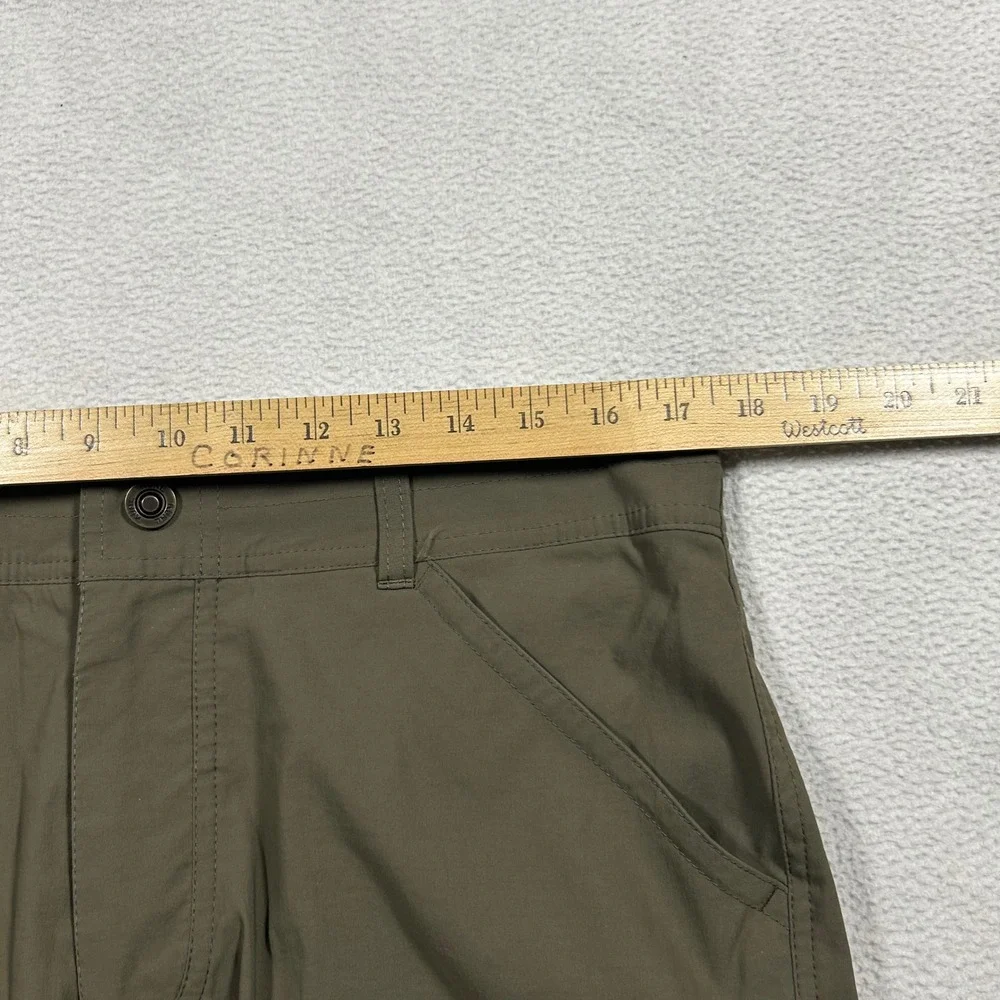 KUHL Renegade Shorts Mens 34 Olive Green Hiking Technical Cargo 5121
